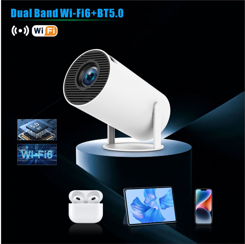 HY300 Pro Smart Projector – Compact, Powerful, and Perfect for Movie Nights