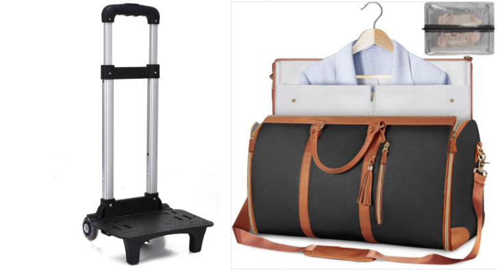 2-in-1 Waterproof Folding Travel Duffle and Garment Bag